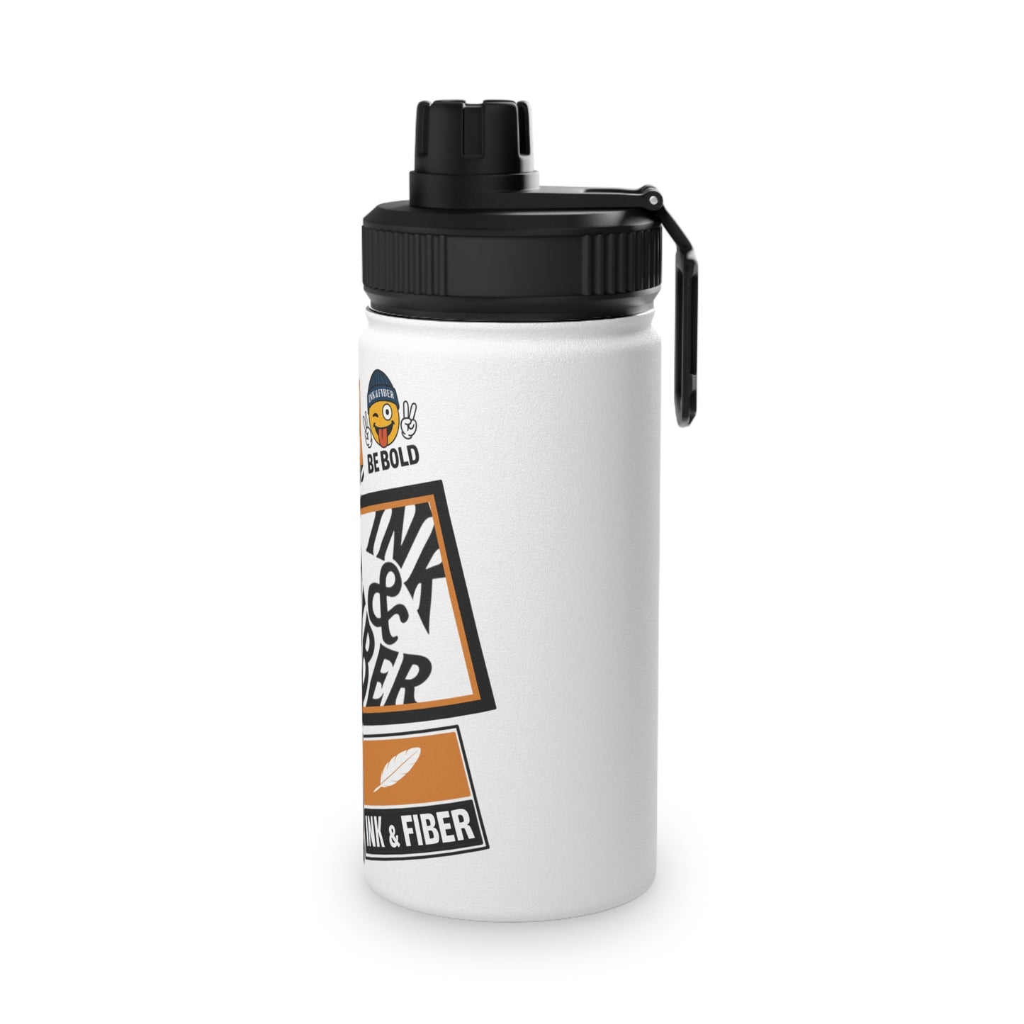 INK & FIBER| Stand Out Stainless Steel Sports Water Bottle